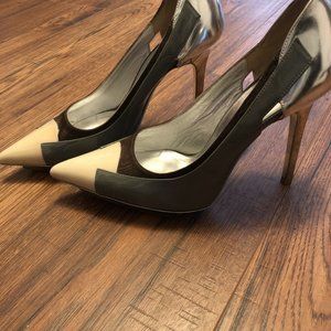 Balenciaga color block heels